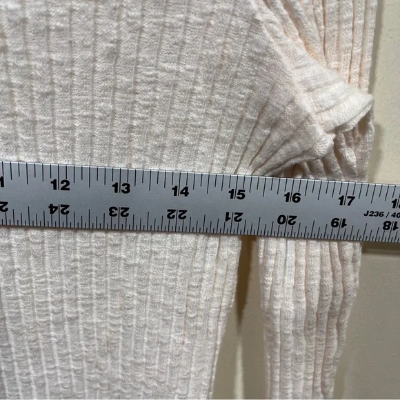 NWT Madewell size medium Samsoe Sajuni Cardigan sweater women ivory - Picture 4 of 8